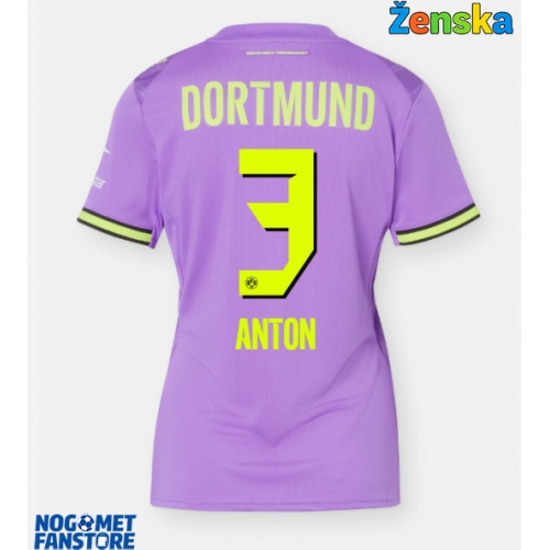 Borussia Dortmund Waldemar Anton #3 Rezervni Dres za Ženska 2026-27 Kratak Rukav